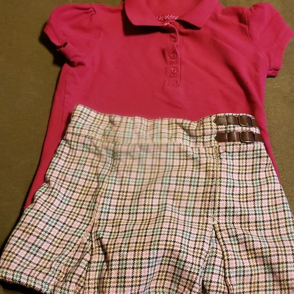 Mix and match skort and top size 6X